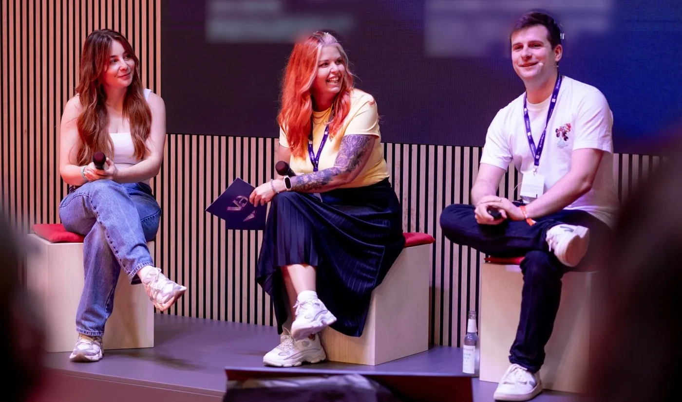 Björn Rohwer on a panel about creators and streaming